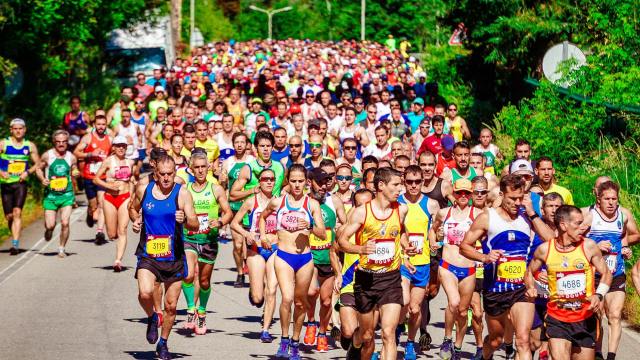 Marathonlopers kunnen het beste samen lopen om te winnen