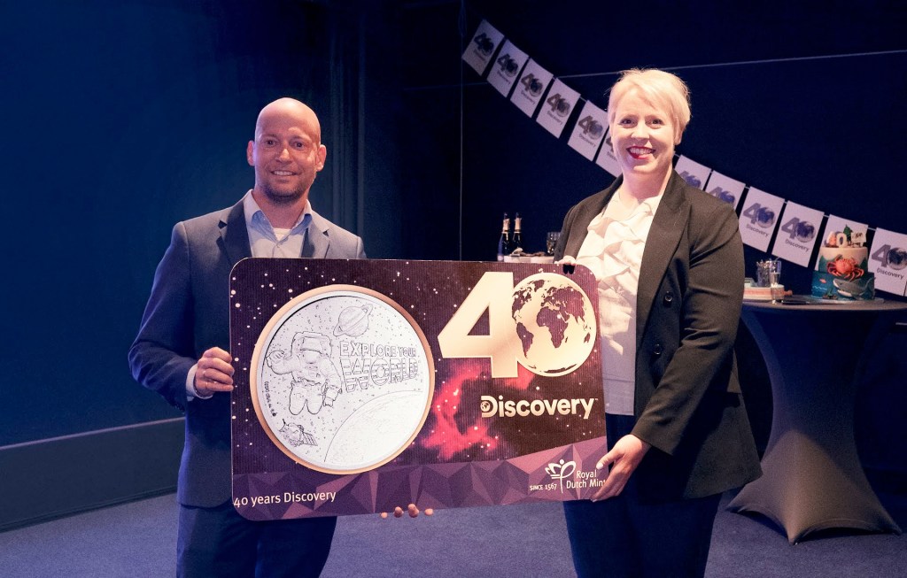 Koninklijke Nederlandse Munt lanceert jubileummunt voor 40 jaar Discovery&nbsp;Channel