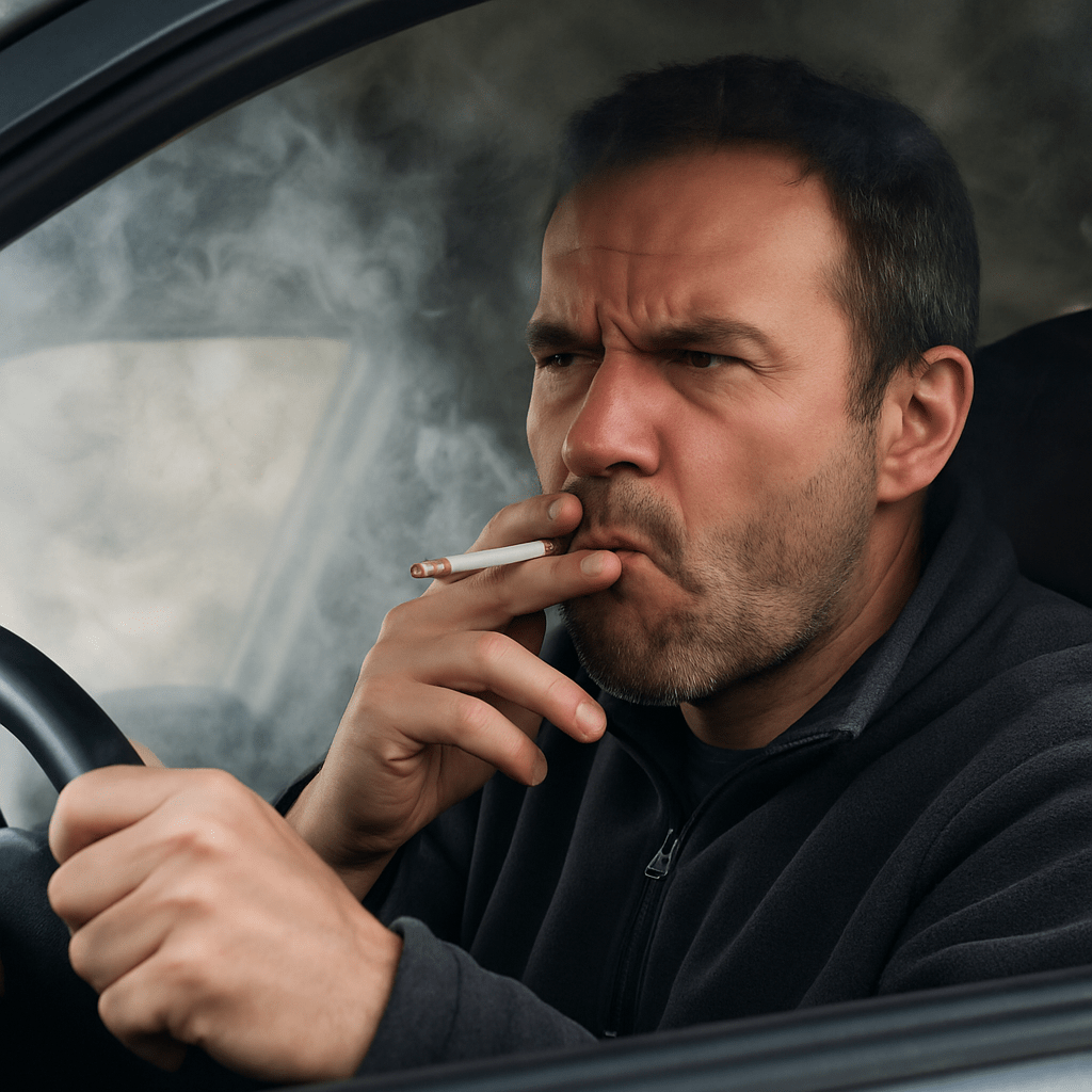 Sigaret in de leaseauto? Rooklucht kost bij verkoop de&nbsp;hoofdprijs