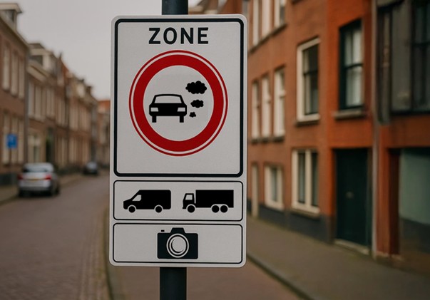 Nieuw Verkeersbord voor Zero-Emissiezones en Milieuzones vanaf 1 januari&nbsp;2026
