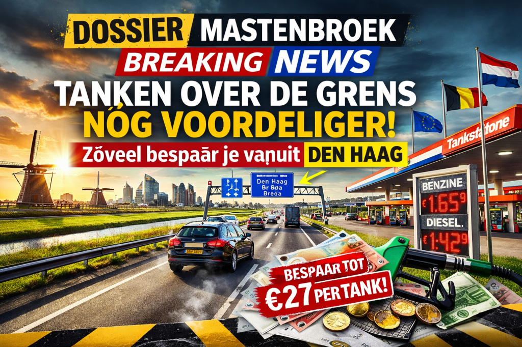 Tanken over de grens vanuit Den Haag nóg voordeliger in 2026 | Bespaar op benzine en&nbsp;diesel