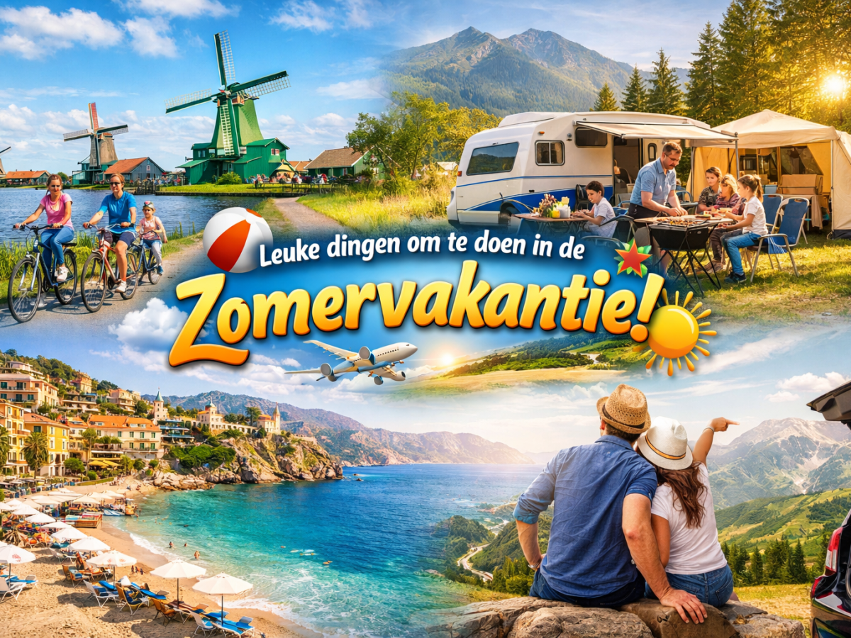 Leuke dingen om te doen in de zomervakantie 2026 – goedkoop, in Nederland & Europa (dagje weg tot complete&nbsp;vakantie)