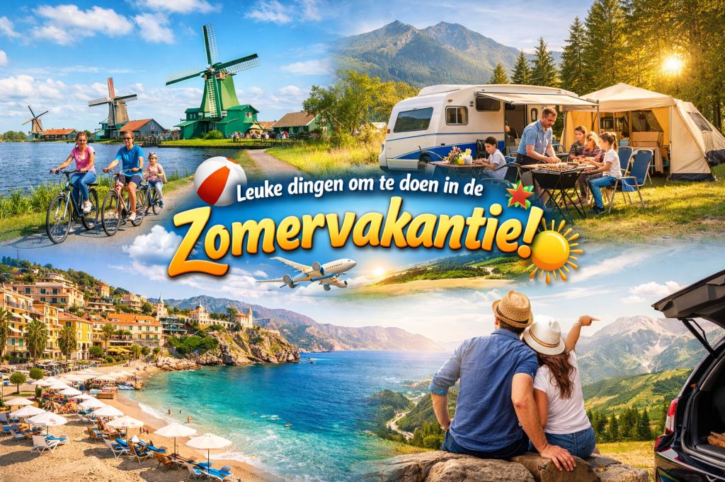 Leuke dingen om te doen in de zomervakantie 2026 – goedkoop, in Nederland & Europa (dagje weg tot complete&nbsp;vakantie)