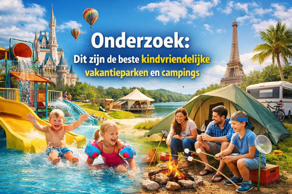 Onderzoek: dit zijn de beste kindvriendelijke vakantieparken en&nbsp;campings