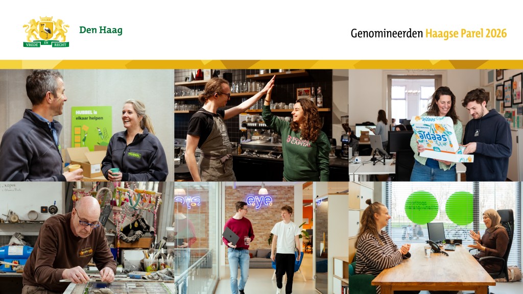 Dit zijn de zes genomineerden voor de Haagse Parel&nbsp;2026