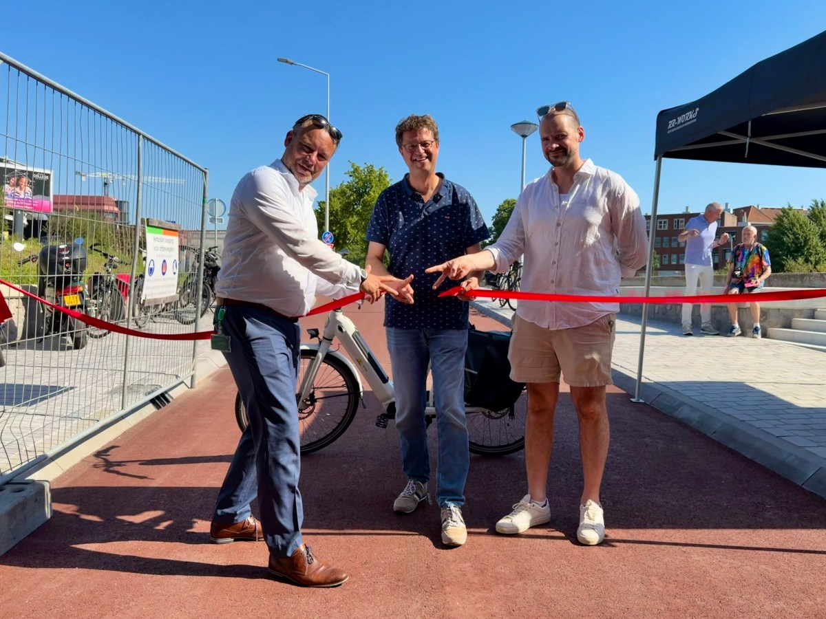 Sneller en veiliger fietsen door de Binckhorst dankzij nieuwe&nbsp;tunnel