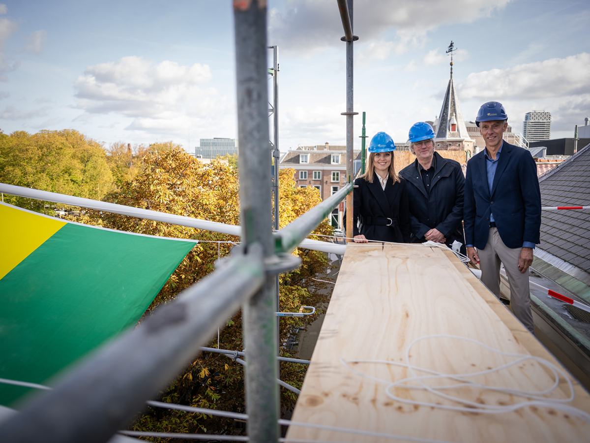 Renovatie en uitbreiding Haags Historisch Museum bereikt hoogste&nbsp;punt