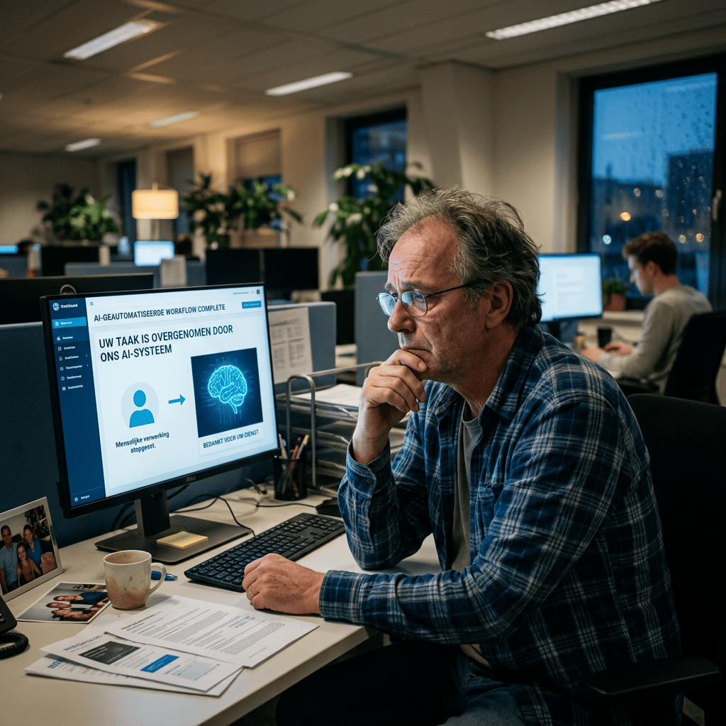 Onderzoek: 7 op de 10 werknemers vrezen gevolgen AI voor hun&nbsp;baan