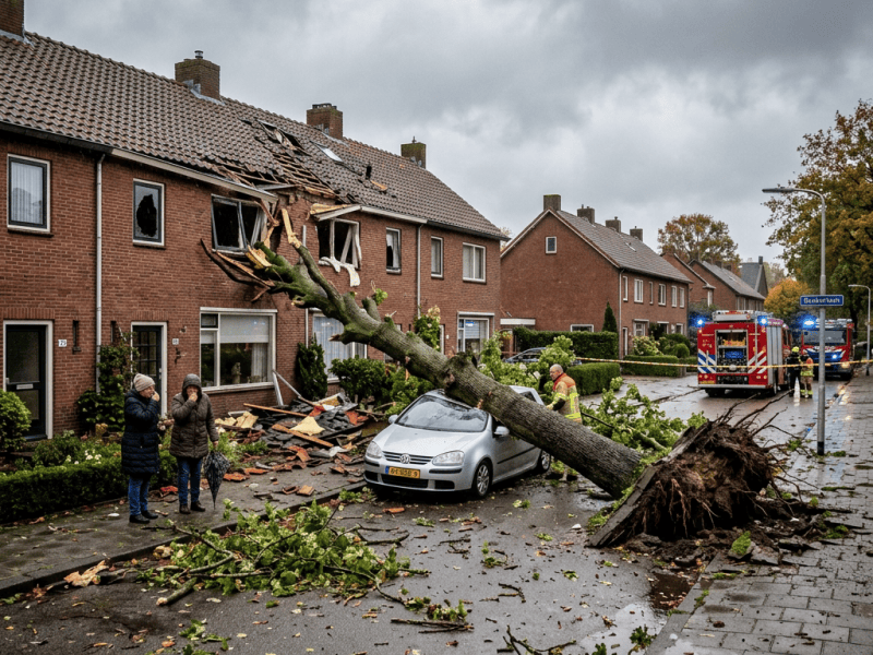 Storm Boelo laat schade achter: wanneer vergoedt een autoverzekering de&nbsp;kosten?