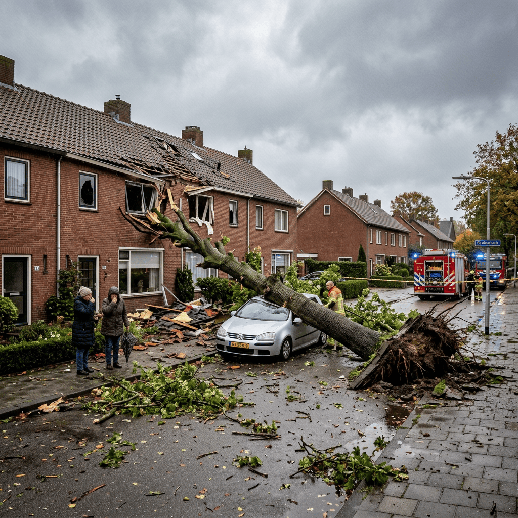 Storm Boelo laat schade achter: wanneer vergoedt een autoverzekering de&nbsp;kosten?